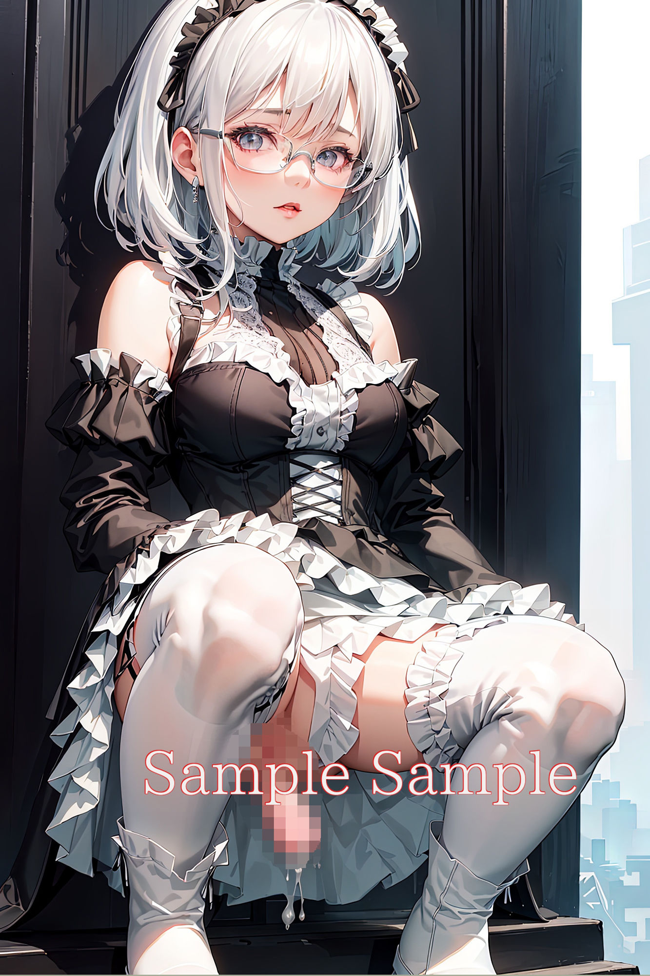 サンプル画像6:ふたなりゴスロリ少女(味噌ごぼう) [d_498754]