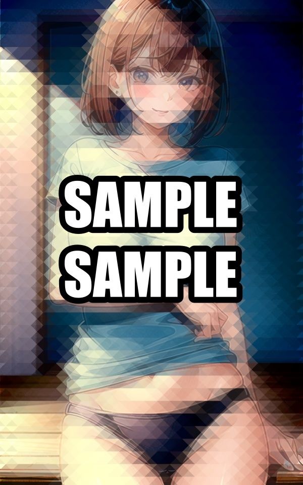 サンプル画像5:ラフな格好をする隣人のお姉さん(ぽんぽこ) [d_498824]