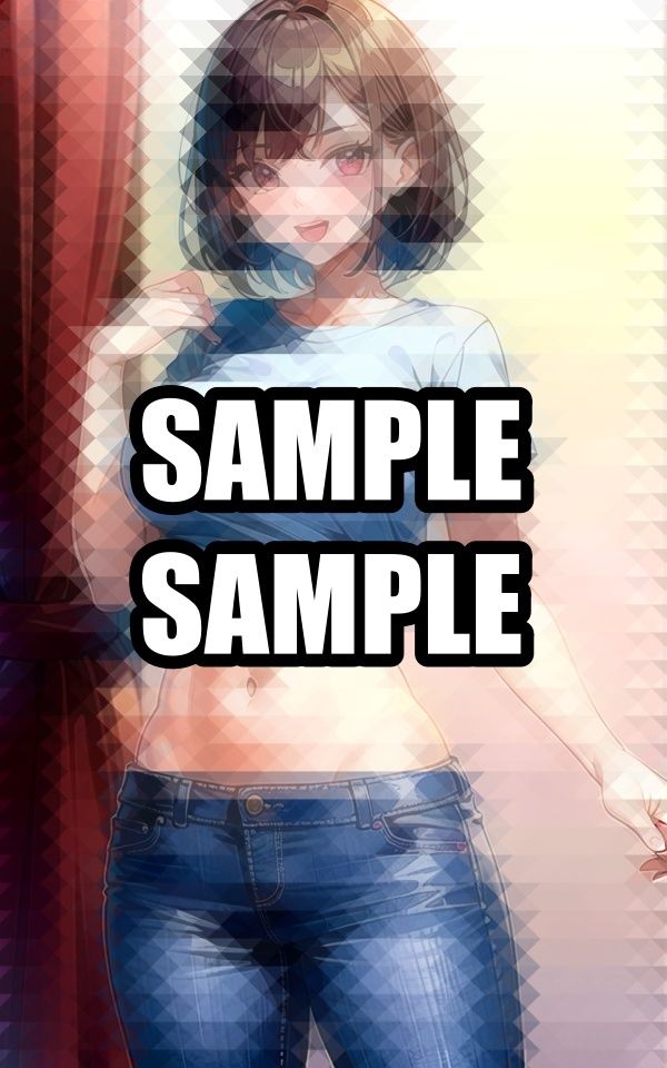 サンプル画像6:ラフな格好をする隣人のお姉さん(ぽんぽこ) [d_498824]