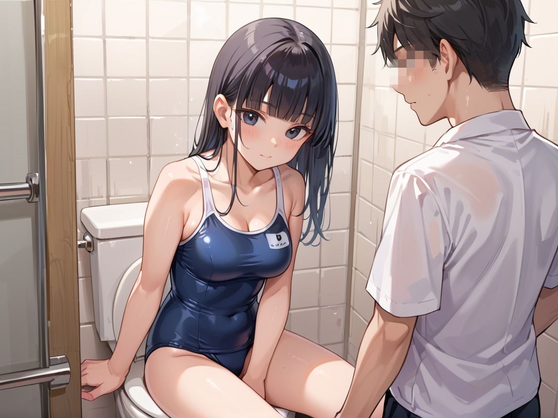 サンプル画像3:巨乳スク水女子の性事情(べもティック) [d_498952]