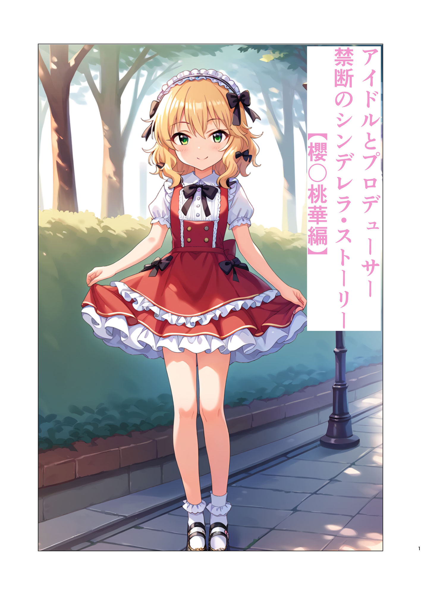 サンプル画像1:アイドルとプロデューサー禁断のシンデレラ・ストーリー【櫻◯桃華編】(すりあ) [d_499050]