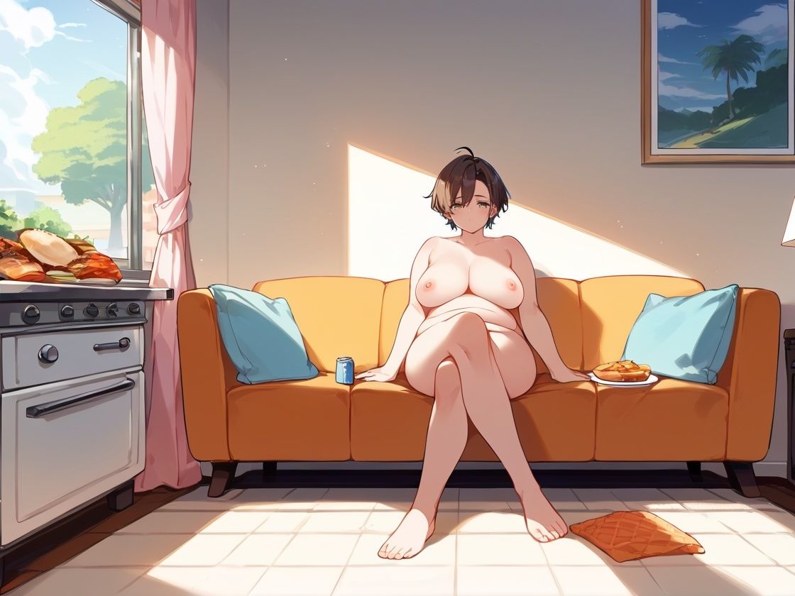 サンプル画像2:彼女の姉の腰使いがヤバすぎて大量に中出しした(今日もAI美女がエロい) [d_499109]