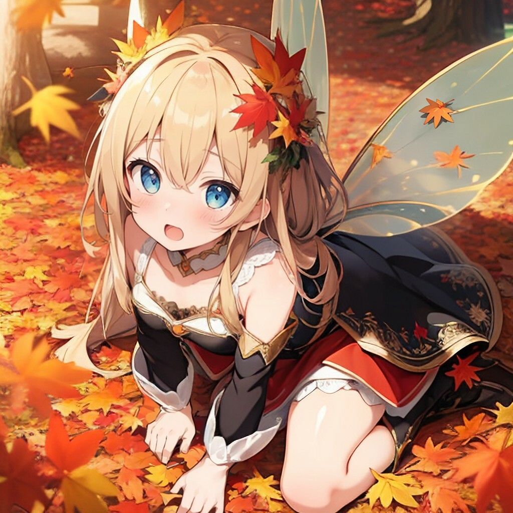 サンプル画像4:紅葉な妖精さん(ほげふが) [d_499119]