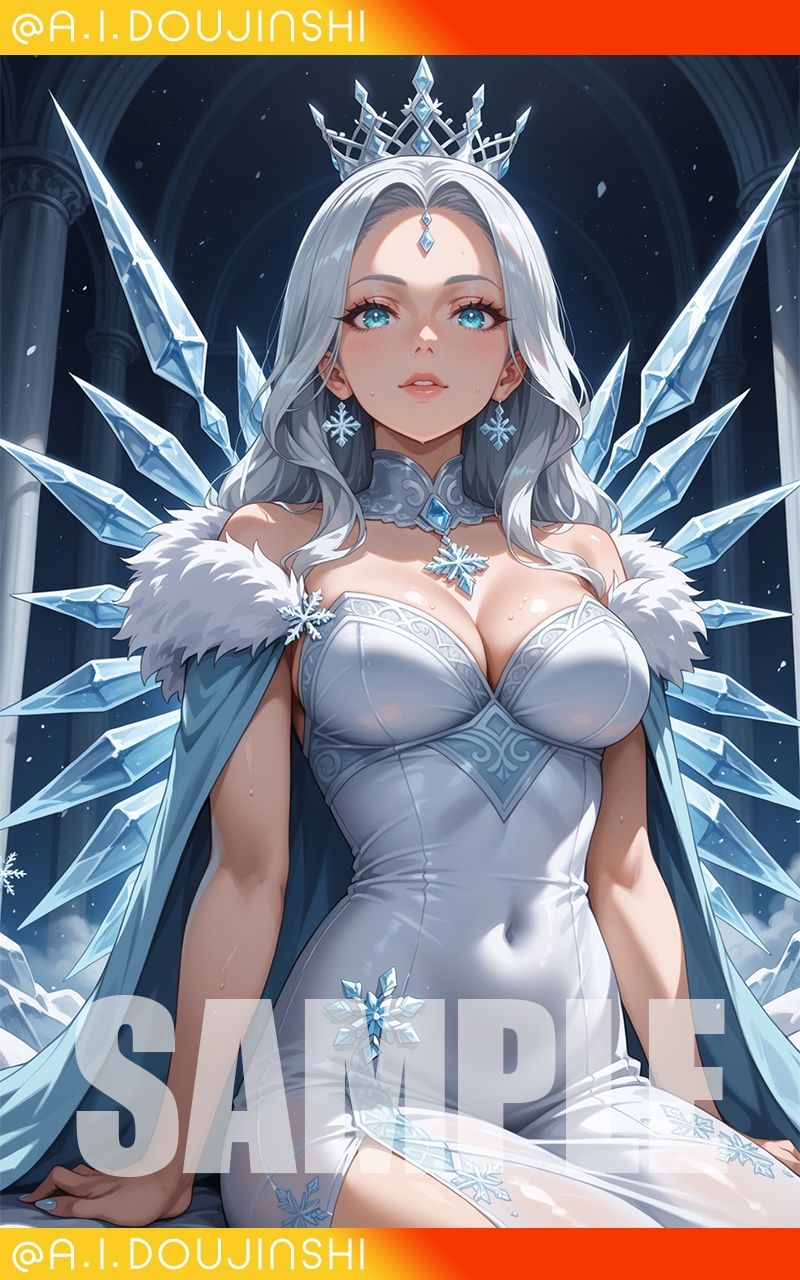 サンプル画像1:IceQueen〜氷の女王〜@AI同人誌vol.086(爆乳@エーアイ) [d_499153]