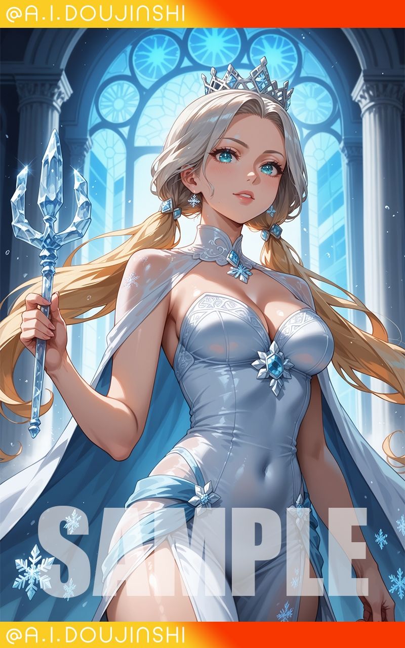 サンプル画像2:IceQueen〜氷の女王〜@AI同人誌vol.086(爆乳@エーアイ) [d_499153]