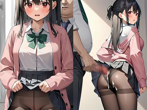 サンプル画像4:痴●に狙われた清楚系黒髪JKが強●・中出しされてしまう話(ママコチャ) [d_499183]