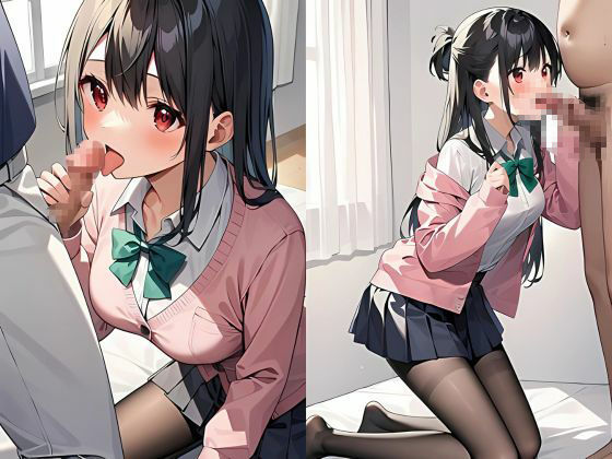 サンプル画像5:痴●に狙われた清楚系黒髪JKが強●・中出しされてしまう話(ママコチャ) [d_499183]