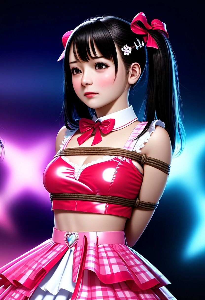 サンプル画像1:今日もまた縛られちゃいました〜アイドル編vol.1〜(くろねこ倶楽部) [d_499203]