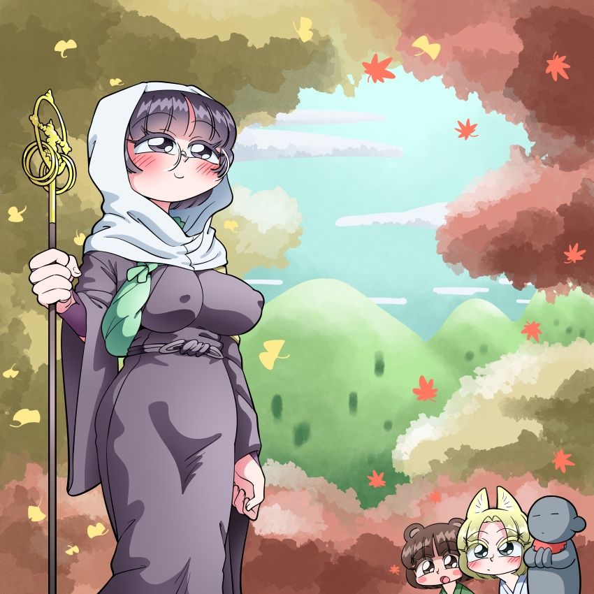 サンプル画像1:ぶつめつ峠の尼僧 大人のためのすけべなアニメ絵本5(切傷甲) [d_499272]