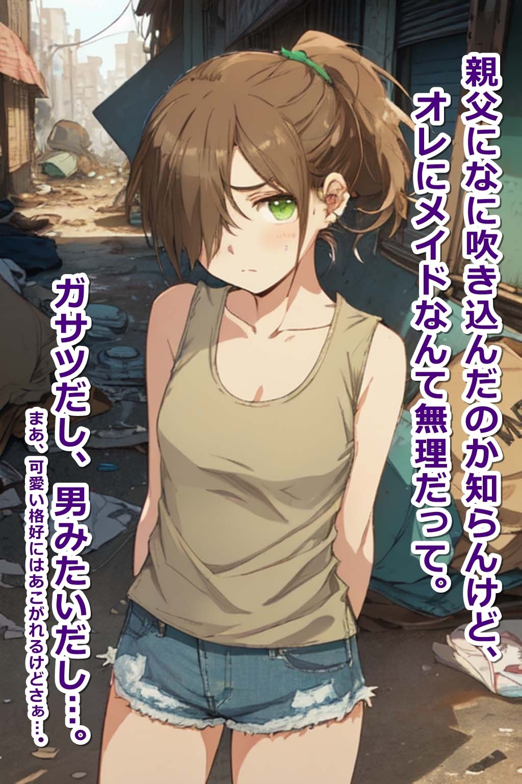 サンプル画像3:スラム街のひねくれ少女を高待遇でメイド雇用した〇年後…♪(くまとねこ屋) [d_499378]