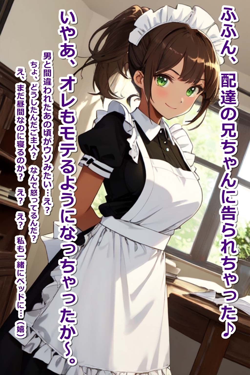 サンプル画像5:スラム街のひねくれ少女を高待遇でメイド雇用した〇年後…♪(くまとねこ屋) [d_499378]