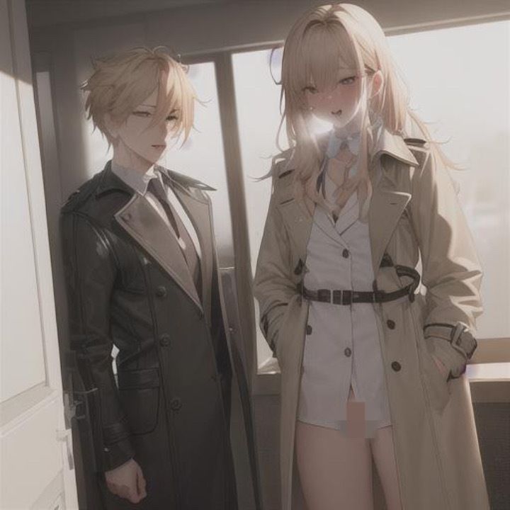 サンプル画像3:露出と言えばトレンチコート！！  金髪ちゃん編(まんまんちん) [d_499522]