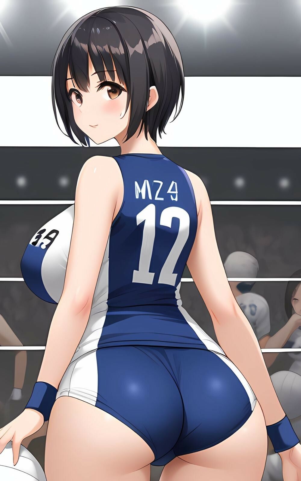 サンプル画像1:可愛すぎる女子バレー部員(hassanH2) [d_499552]