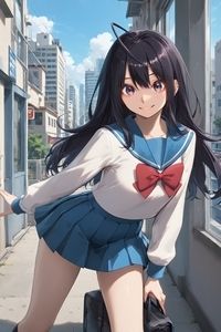 サンプル画像1:夜◯景が演技の為にエッチなことをする。(RIU同人部) [d_499563]