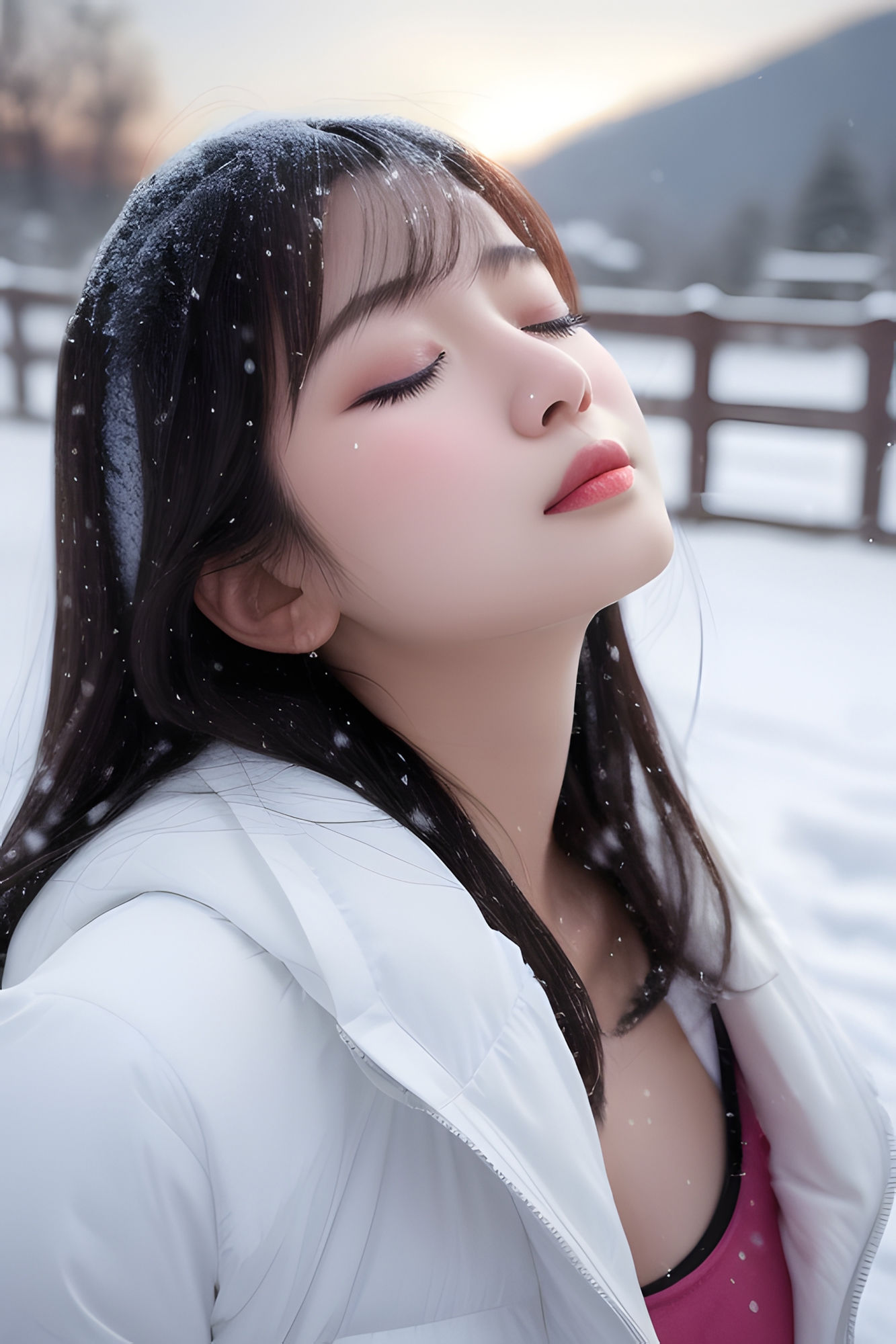 サンプル画像1:あなたの好みはどのキス顔？(AI Force) [d_499676]