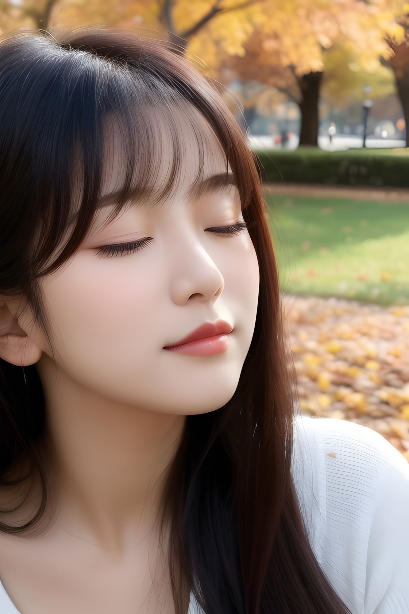 サンプル画像4:あなたの好みはどのキス顔？(AI Force) [d_499676]