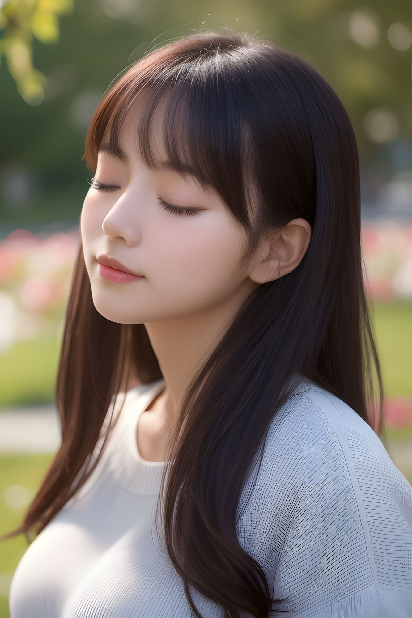 サンプル画像2:あなたの好みはどのキス顔？ （2）(AI Force) [d_499725]