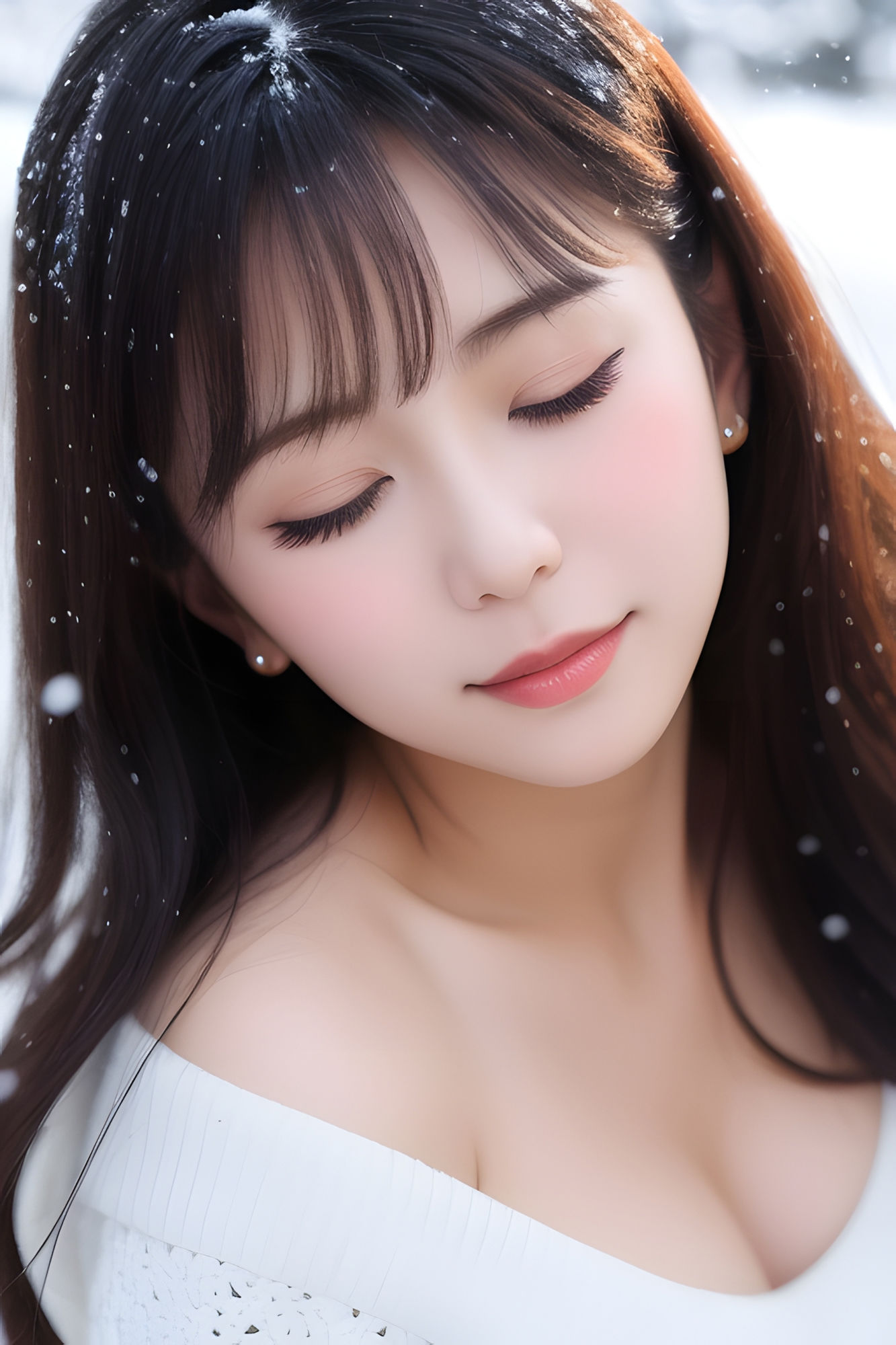 サンプル画像1:あなたの好みはどのキス顔？  （3）(AI Force) [d_499784]