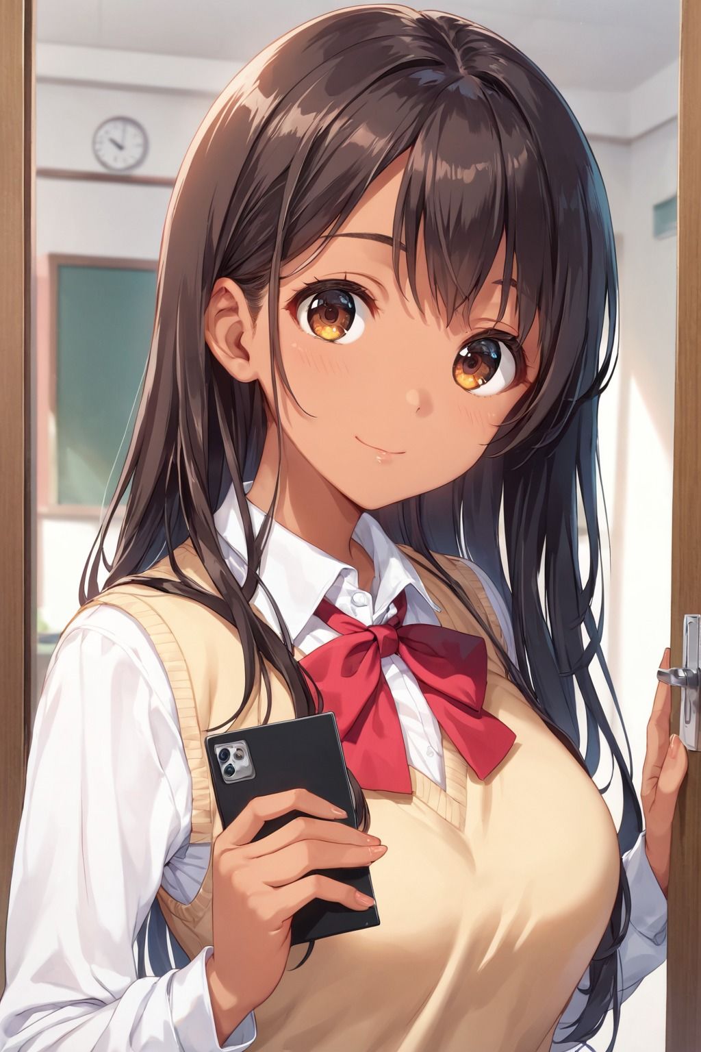 サンプル画像1:性教育学園のドスケベ黒ギャルに中出し！学園でヤリたい放題！！(きょほう) [d_499845]