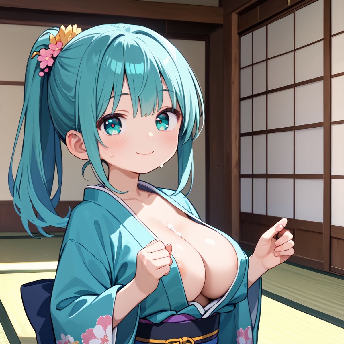 サンプル画像5:着物が乱れて艶っぽい幼馴染の良家の子女part.7(プリズムK) [d_499913]