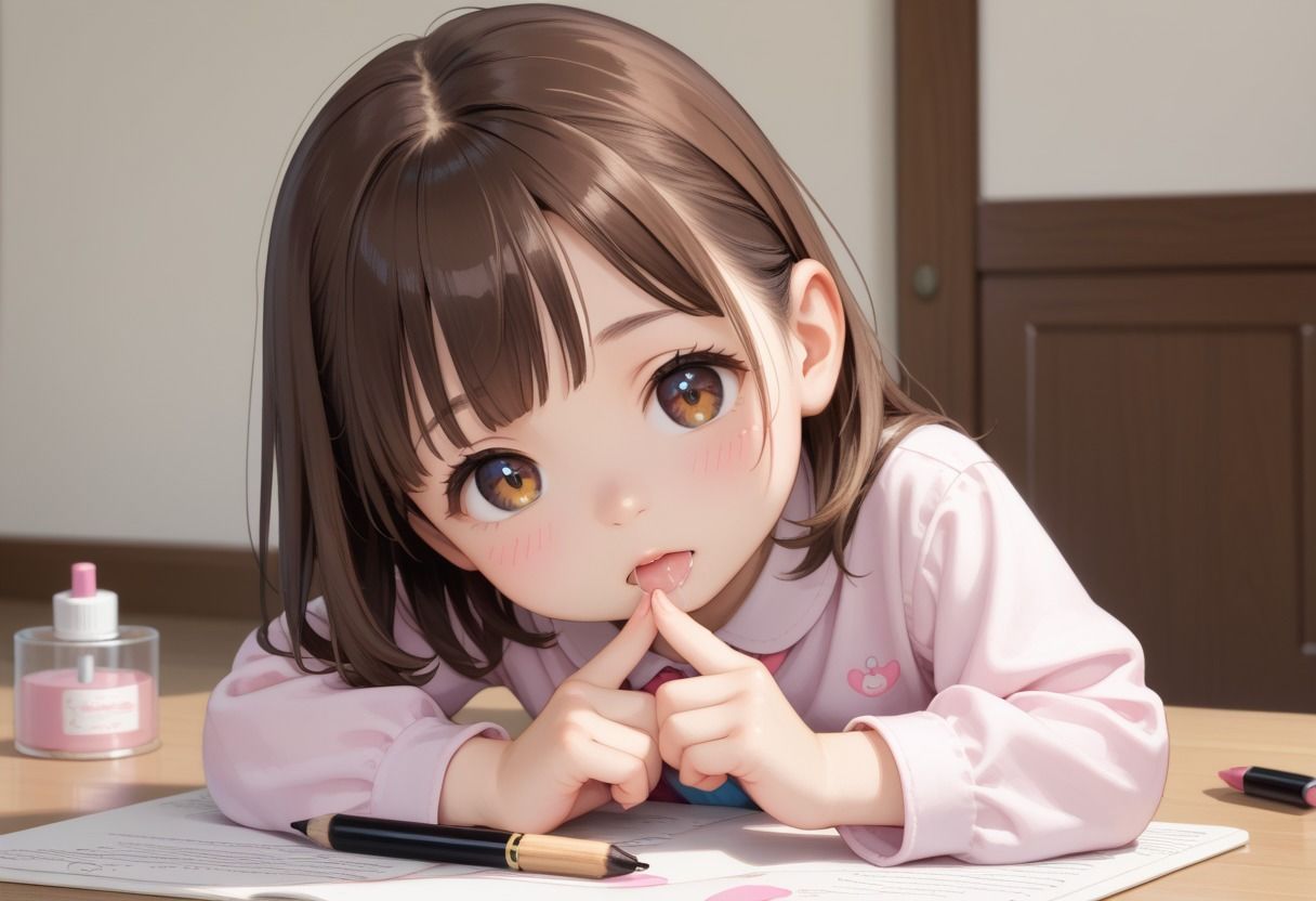 サンプル画像1:催●性教育 ちっぱい少女の特別課外授業(禁断果汁) [d_499952]