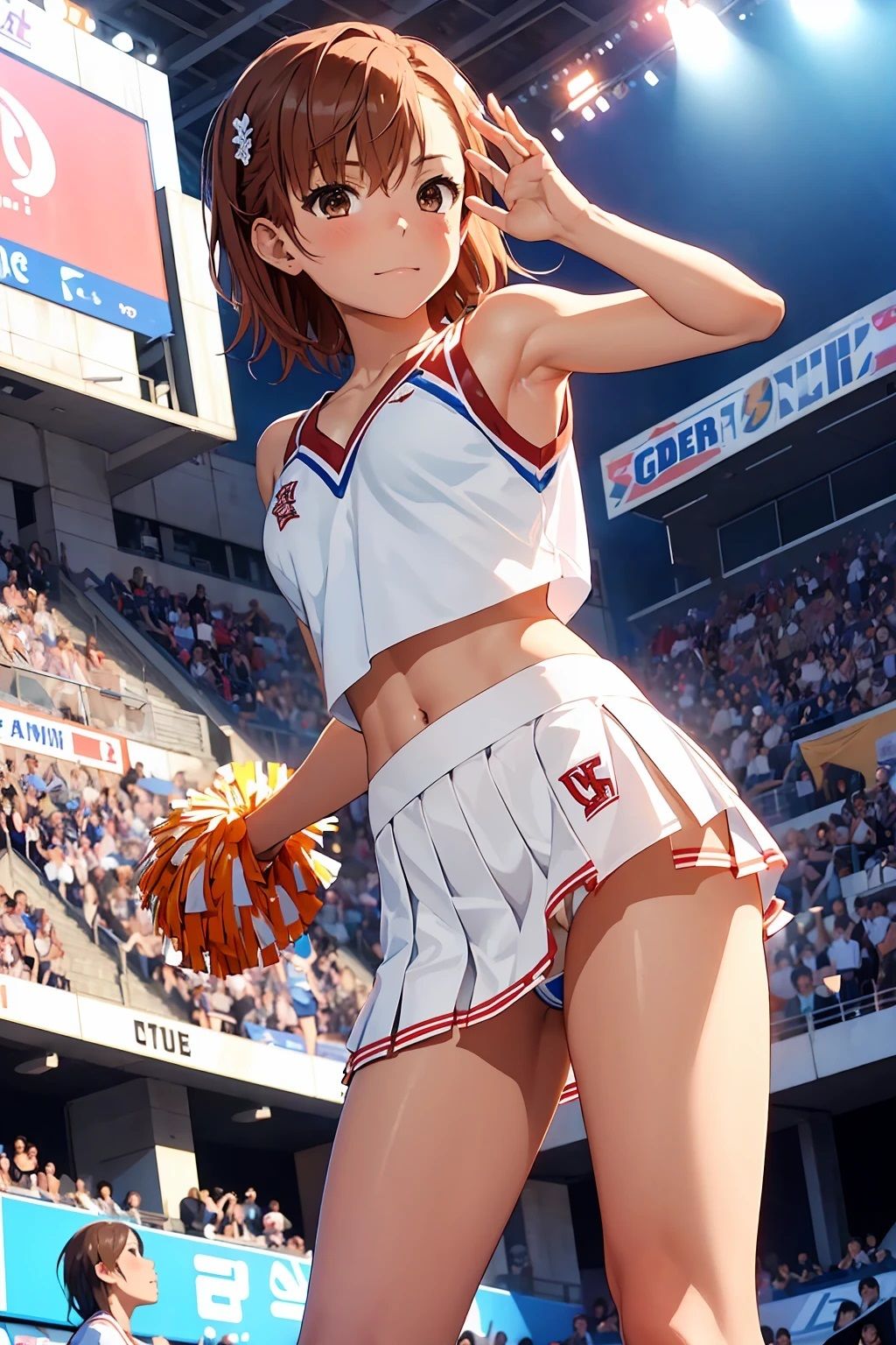 サンプル画像1:御坂〇琴  チアリーダー（50枚）(ひぐまアート) [d_499994]