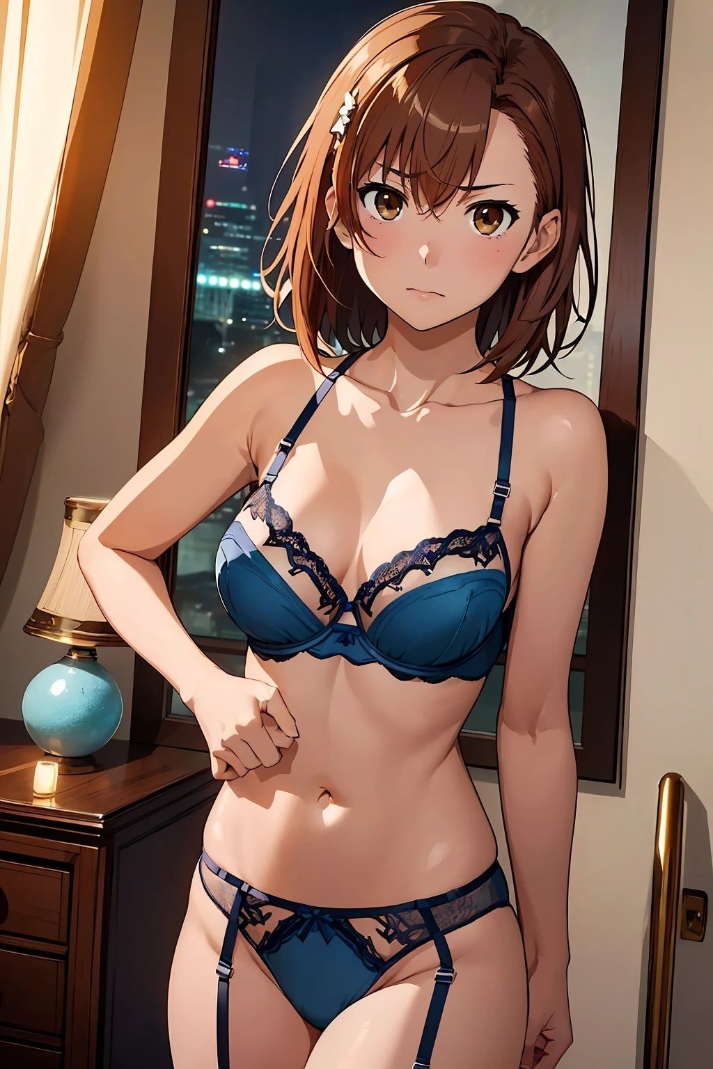 サンプル画像1:御坂〇琴  ガーターベルト(ひぐまアート) [d_500010]