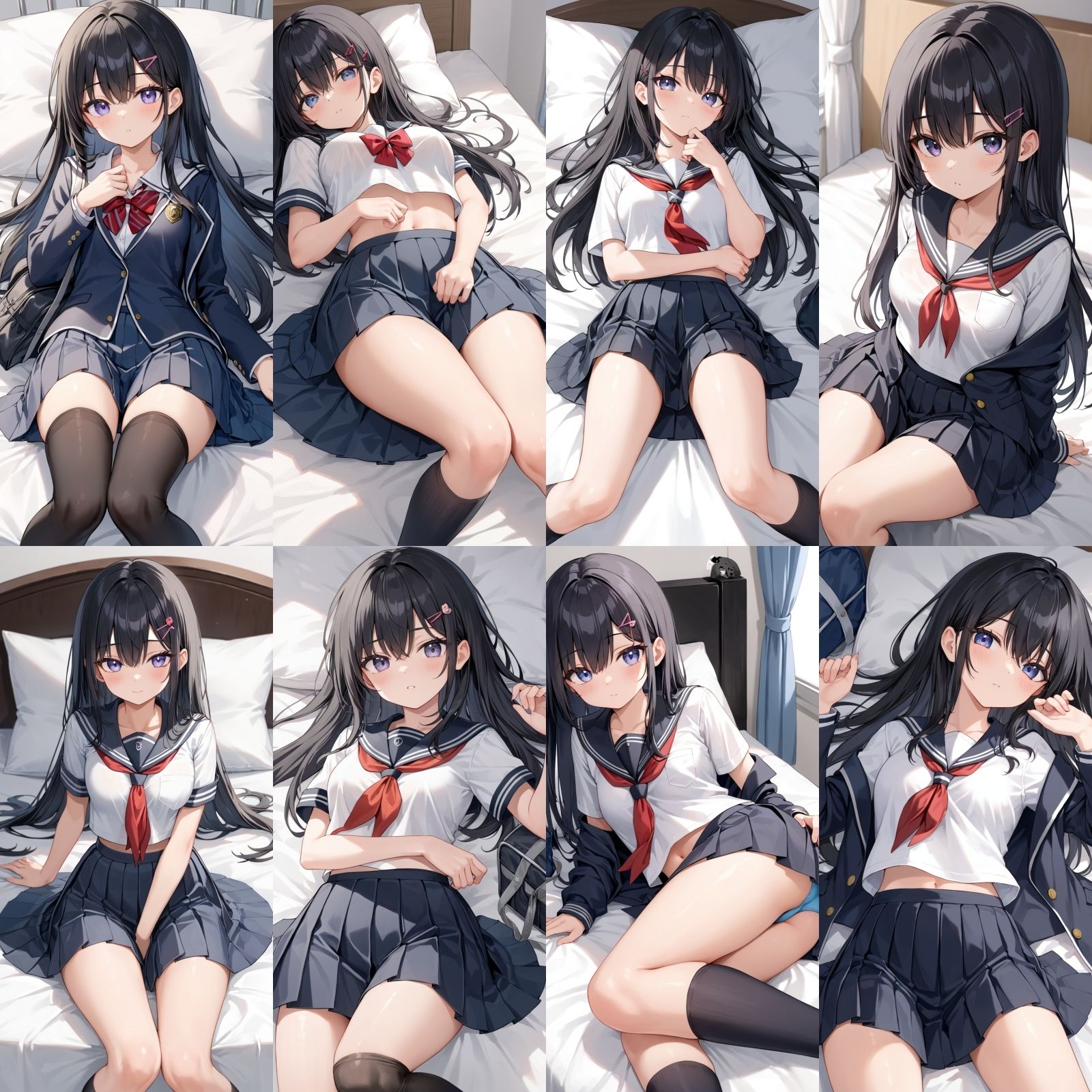 サンプル画像1:妹の制服姿に興奮して【500枚】(女子高生) [d_500072]