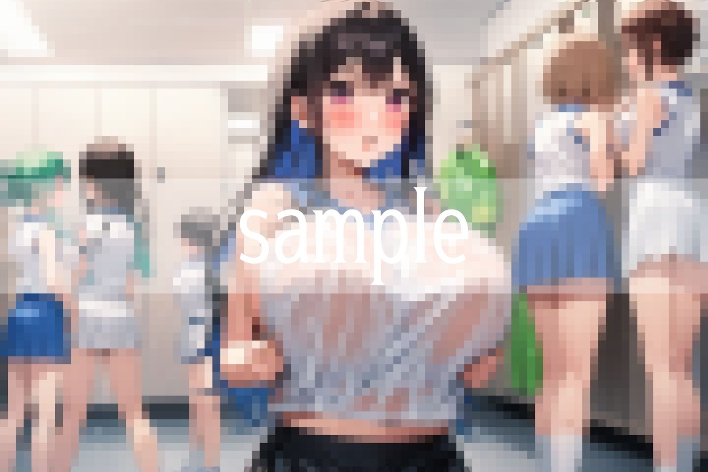 サンプル画像1:乳部〜Gカップ以下は入部禁止ですっ！(高画質AI生成LABO) [d_500108]