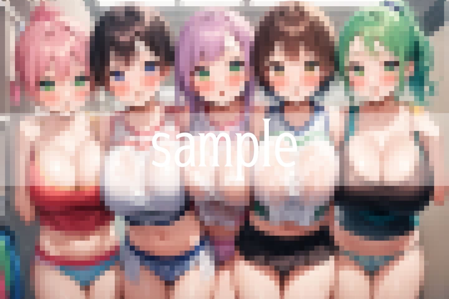 サンプル画像2:乳部〜Gカップ以下は入部禁止ですっ！(高画質AI生成LABO) [d_500108]