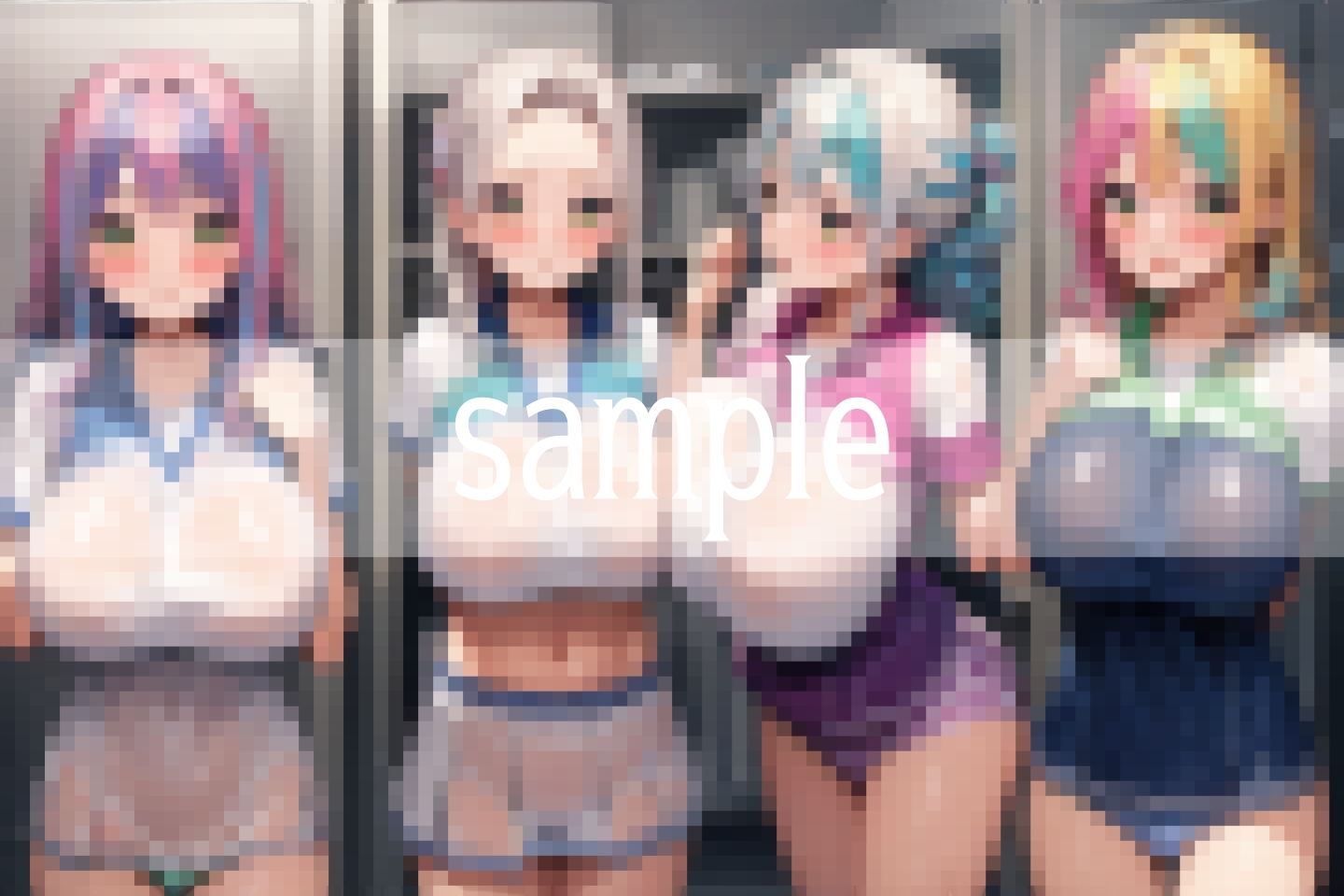 サンプル画像3:乳部〜Gカップ以下は入部禁止ですっ！(高画質AI生成LABO) [d_500108]