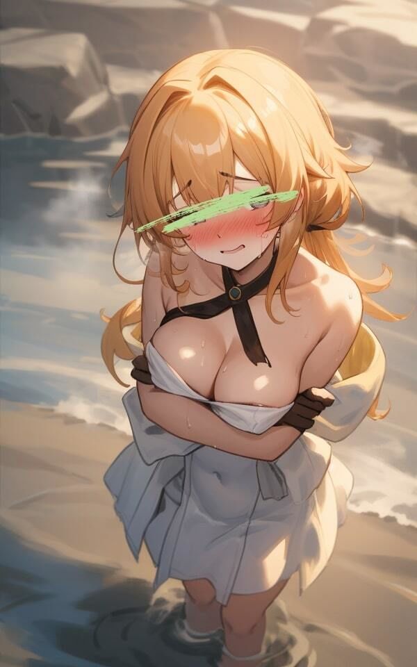 サンプル画像2:秘湯に行ってみたら？(天然アワビ) [d_500132]