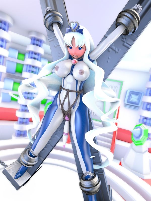 サンプル画像1:銀河捜査官ブレイブ☆マリーナVSグレムリン星人(四次元少女ネオス) [d_500165]