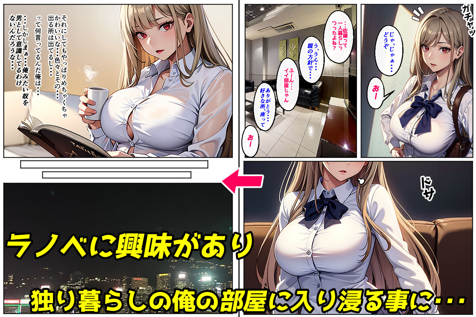 サンプル画像2:入り浸るギャルがまんこ貸してくれる話（CG328p・マンガ102p）(Sakaki IndustryAI（2D）) [d_500166]