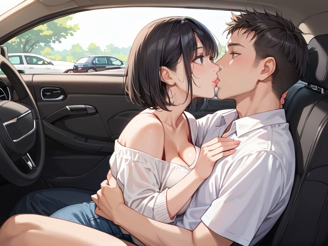 サンプル画像1:隣人妻と秘密の中出し不倫旅行(千石まのん) [d_500178]