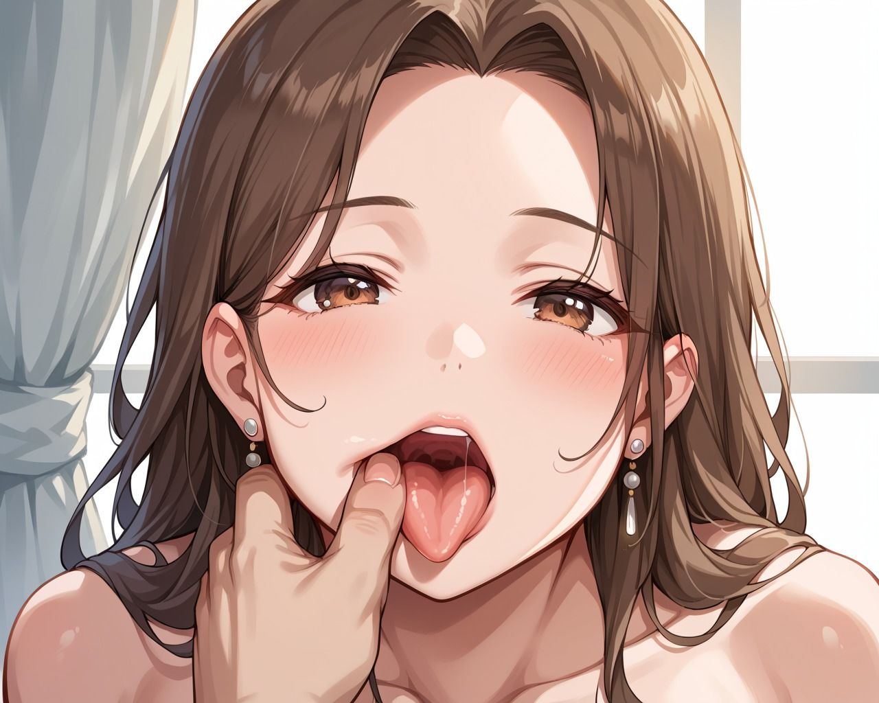 サンプル画像3:マン毛ボォーボォーな上品な爆乳若妻をケツ穴調教(ろんどんぷりん) [d_500239]