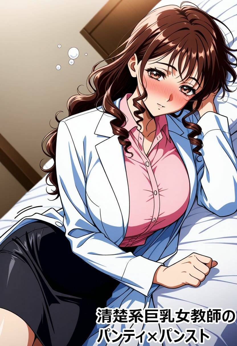 サンプル画像4:清楚系巨乳女教師のパンティ×パンスト(kurara natu) [d_500247]