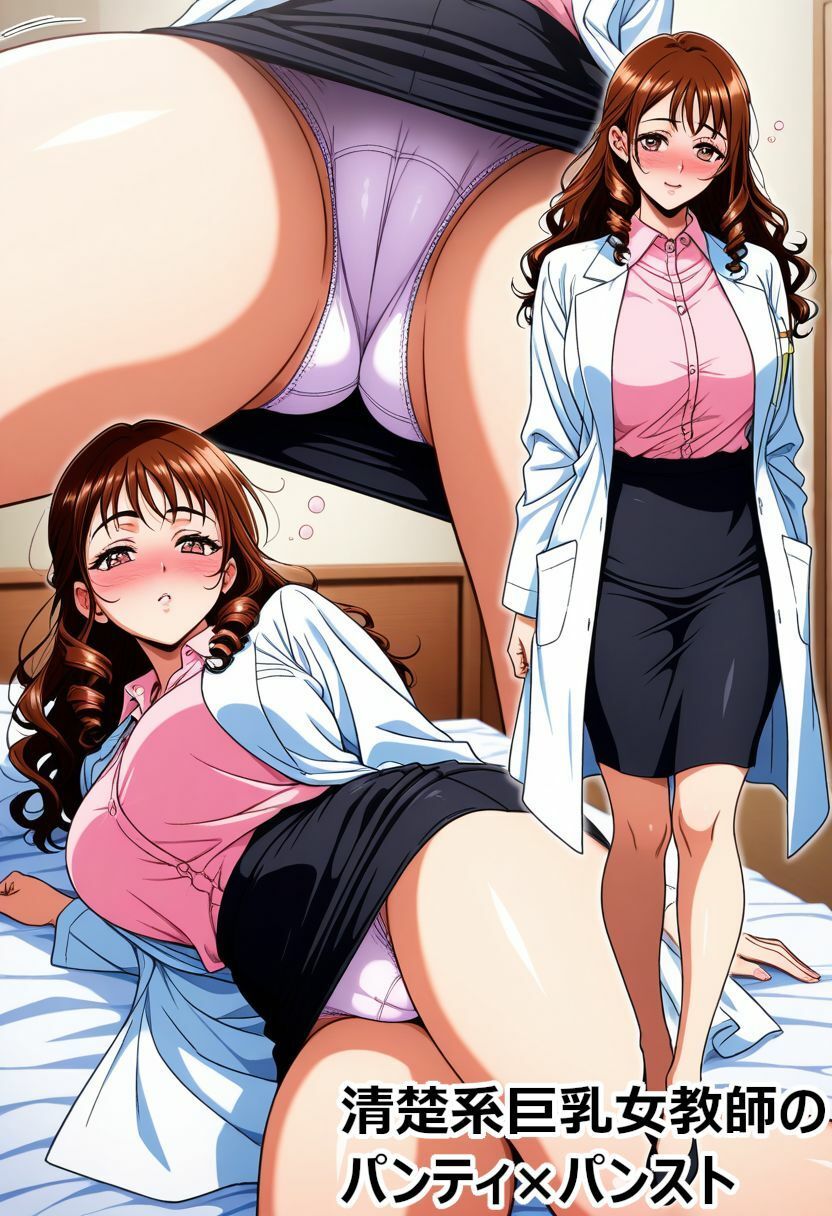 サンプル画像5:清楚系巨乳女教師のパンティ×パンスト(kurara natu) [d_500247]