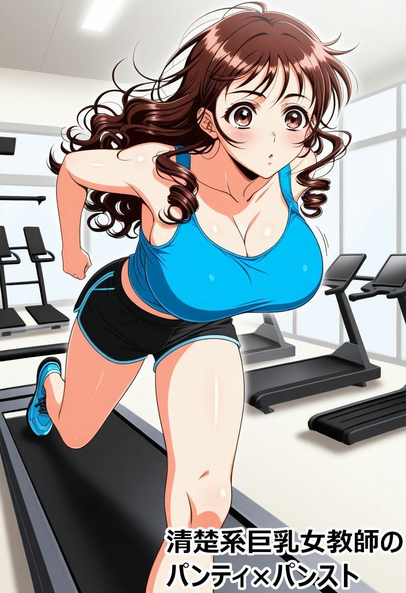 清楚系巨乳女教師のパンティ×パンストのサンプル画像 6