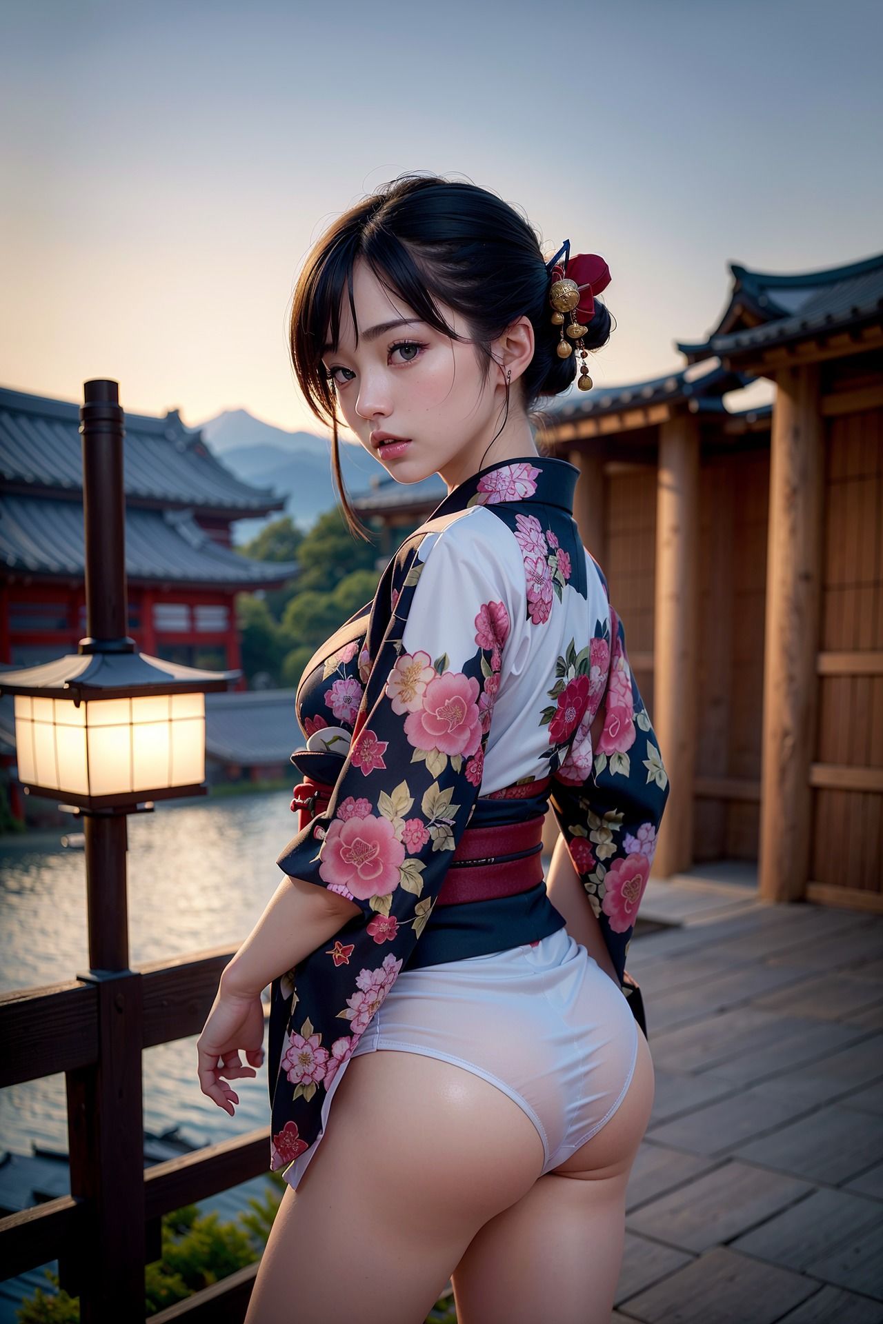 サンプル画像4:DTが考えたような着物美女(AIenough) [d_500256]