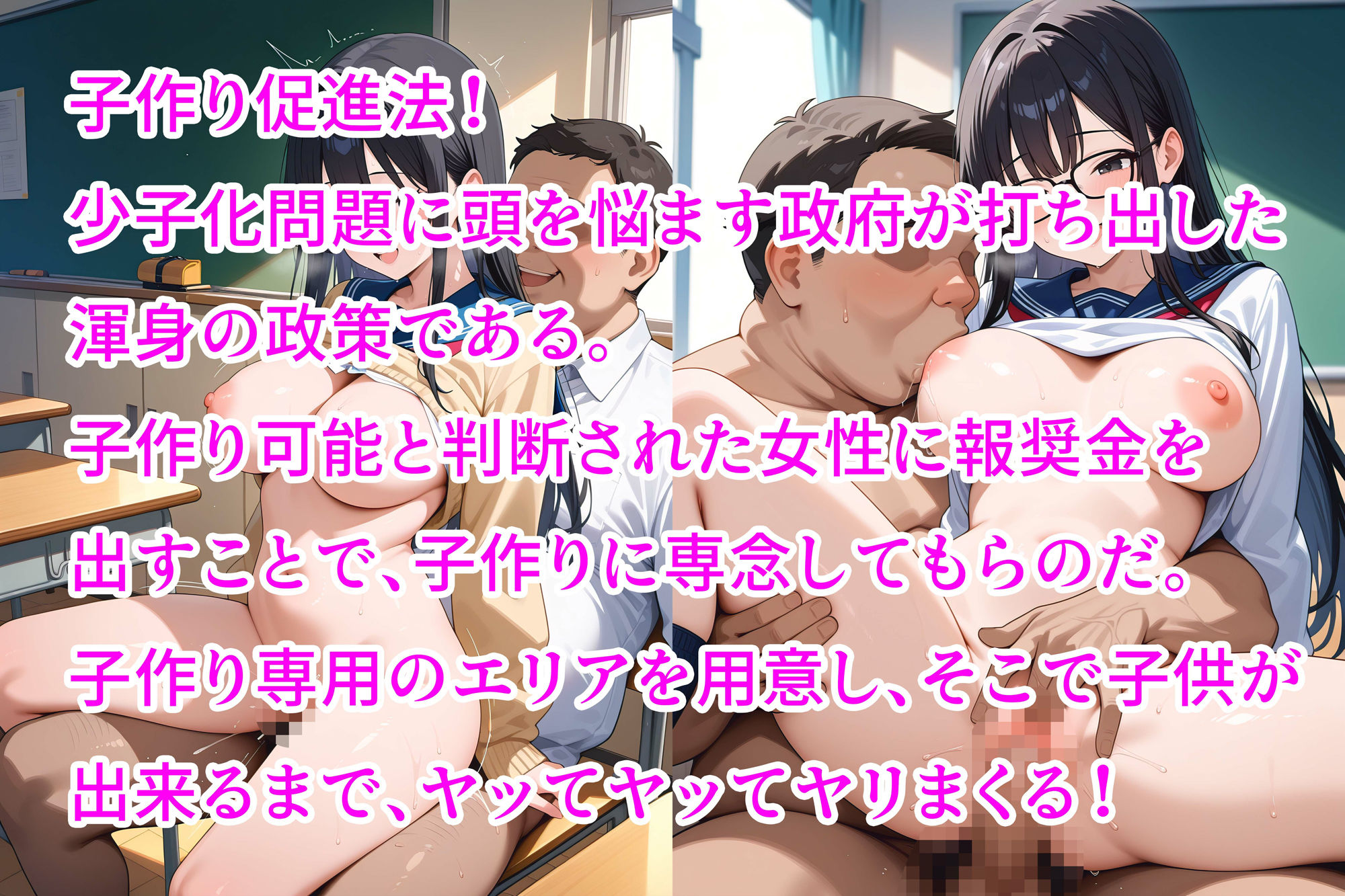 サンプル画像1:子作り促進法！(えちえち館) [d_500483]