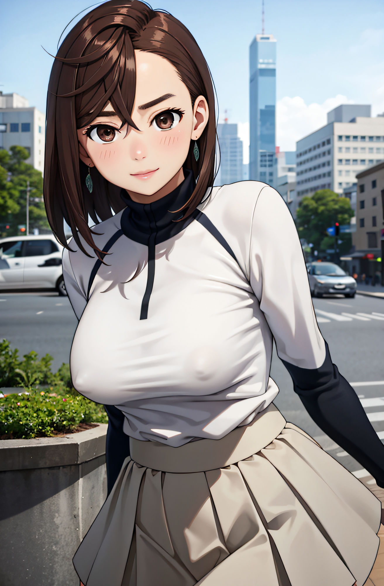 サンプル画像1:桃子のえちえち露出ダイアリー(AIれんず) [d_500524]