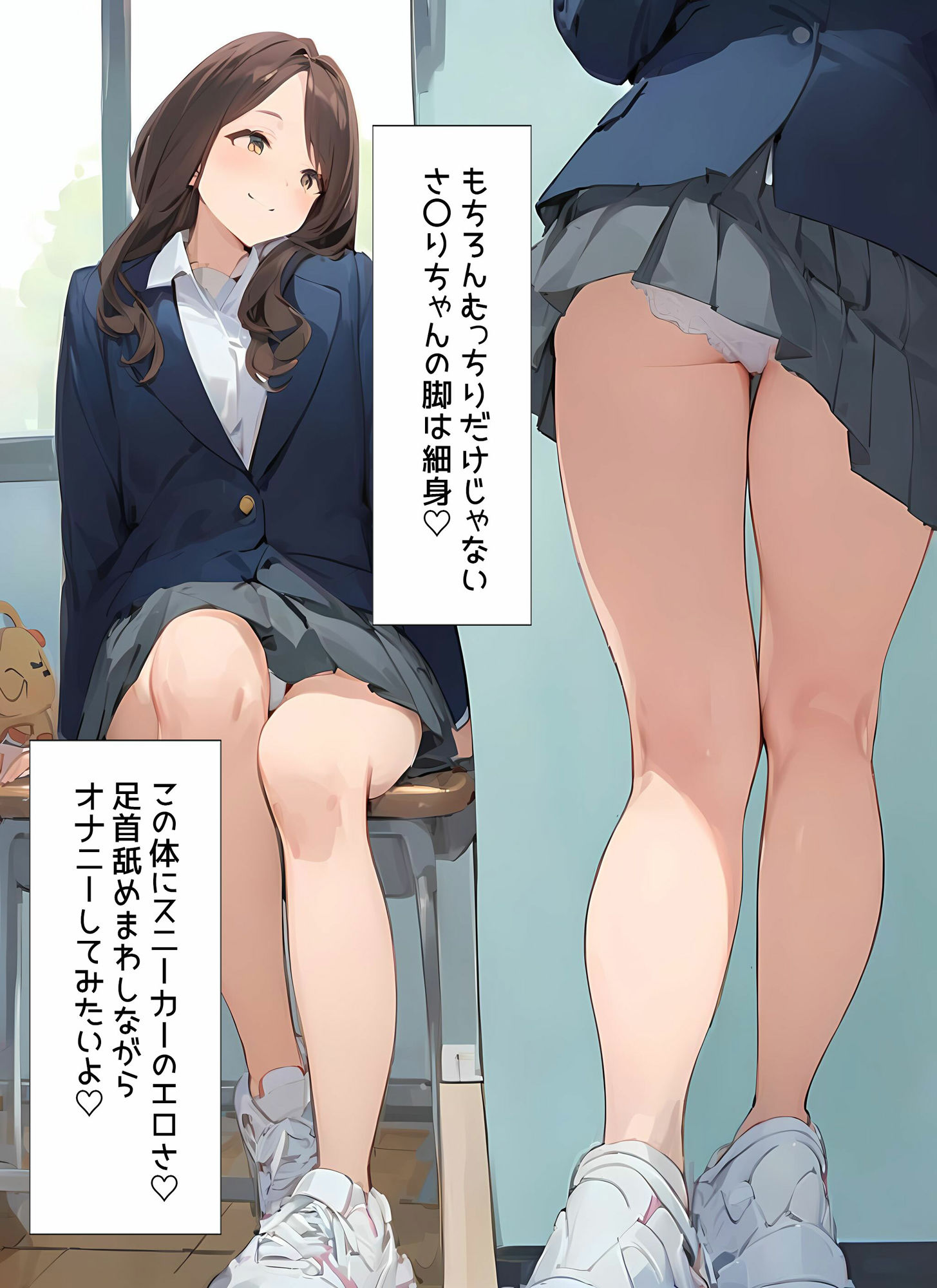 サンプル画像3:僕はクラスメイト全員の下着が見たい18 スニーカー女子編(日替わりさん) [d_500599]