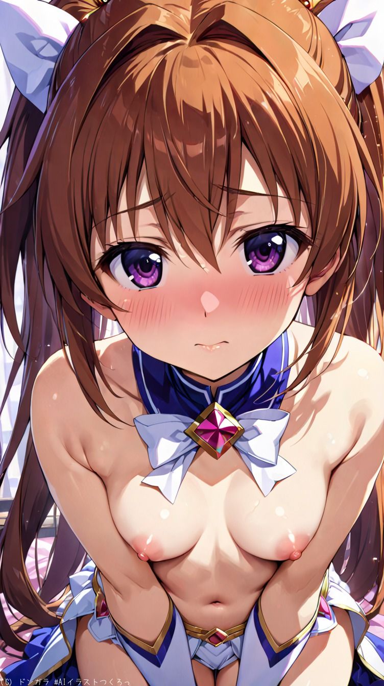 サンプル画像5:AIイラストCG集40  高町なのは(ドンガラAI美少女イラスト支部) [d_500614]