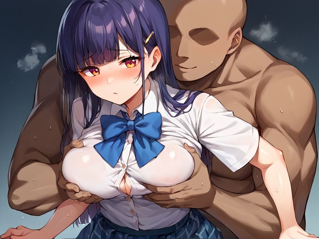 サンプル画像1:男たちに処女マンコを調教される幼馴染の女子校生(すたじおあいりす) [d_500795]