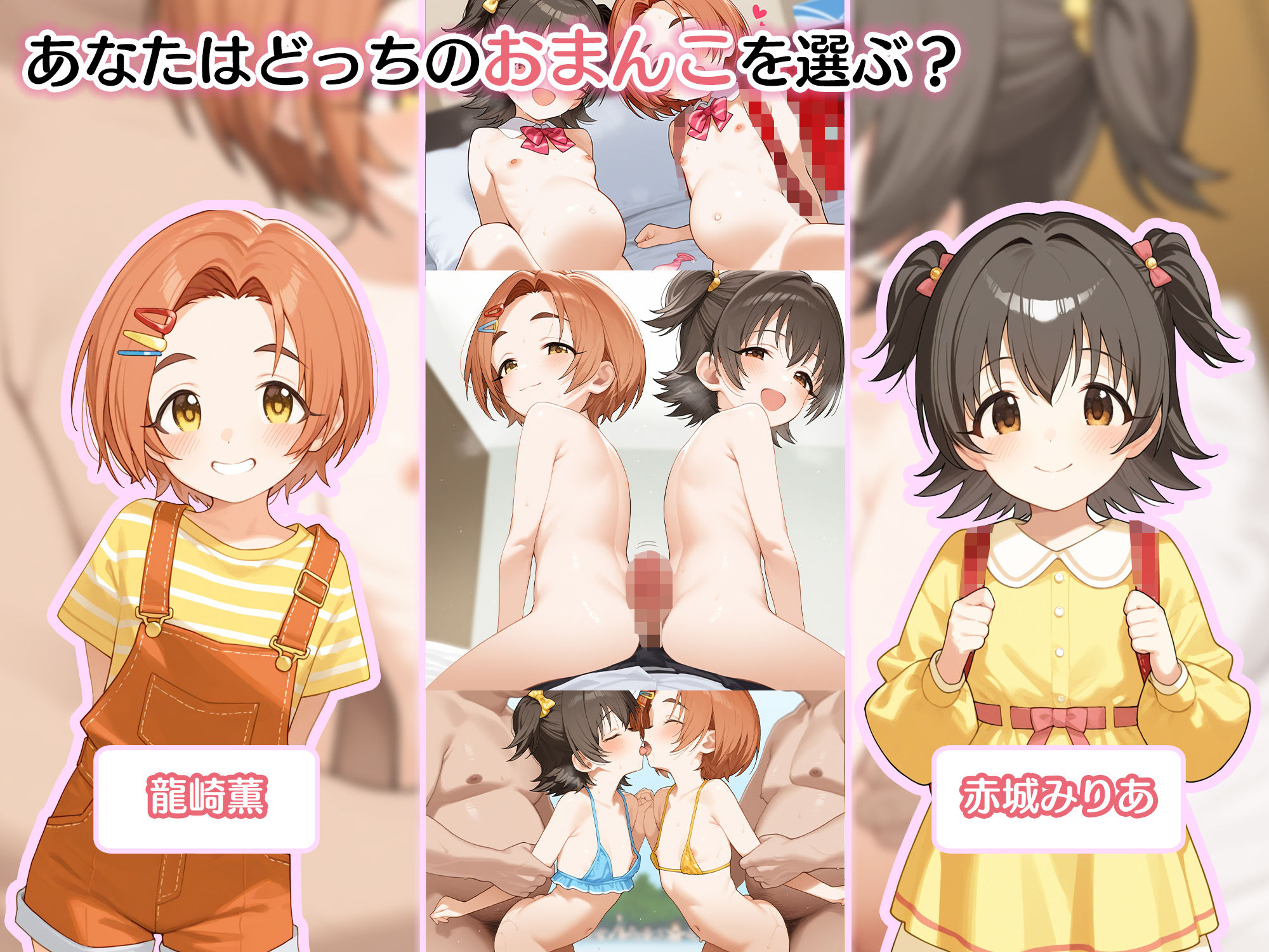 とろふわオマンコ食べ比べ♪種付け孕ませ性活 赤城みりあ＆龍崎薫