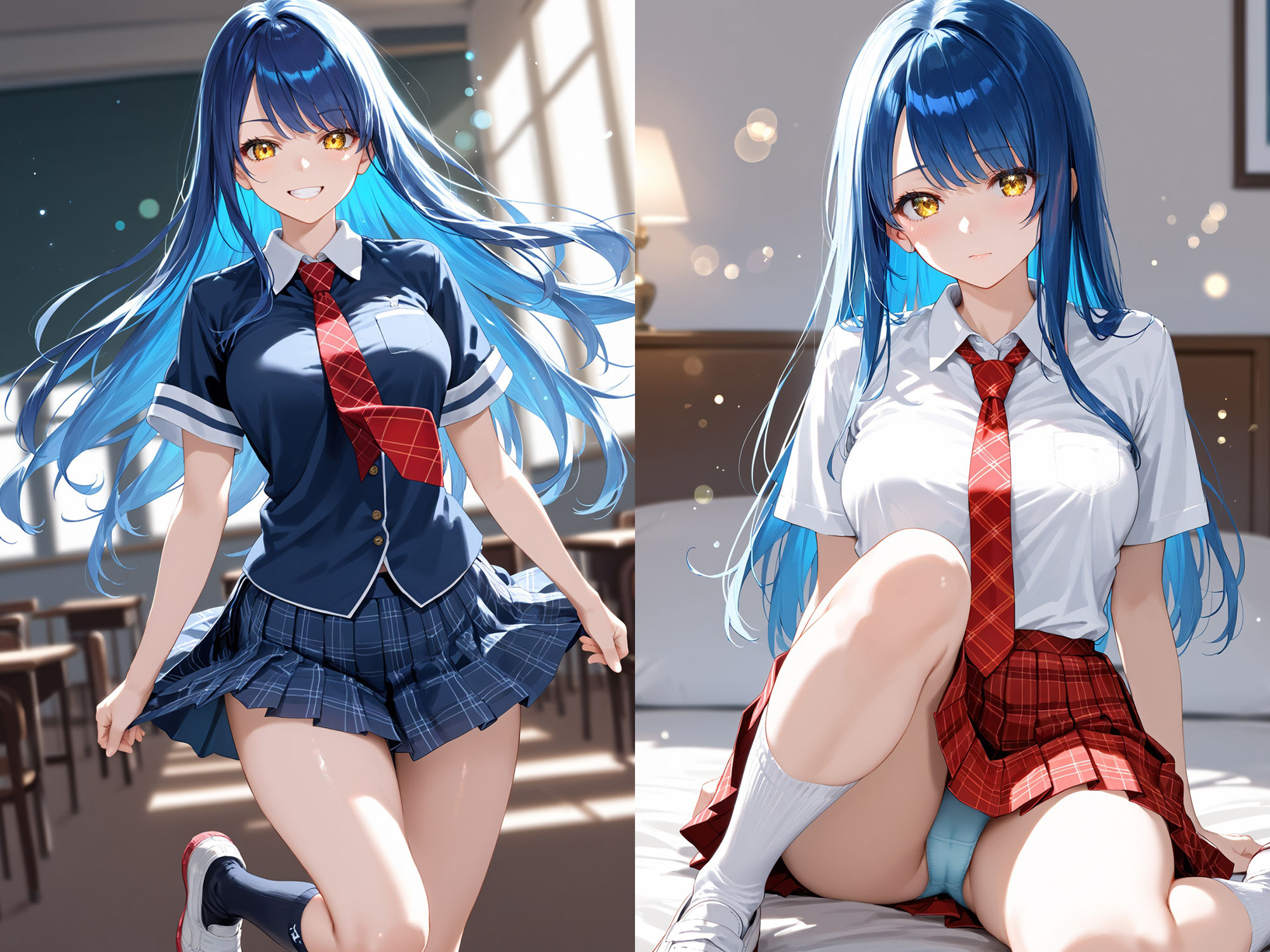 サンプル画像2:蒼神聖月音は性に興味なお年頃(ゆめおりらぼ) [d_500879]