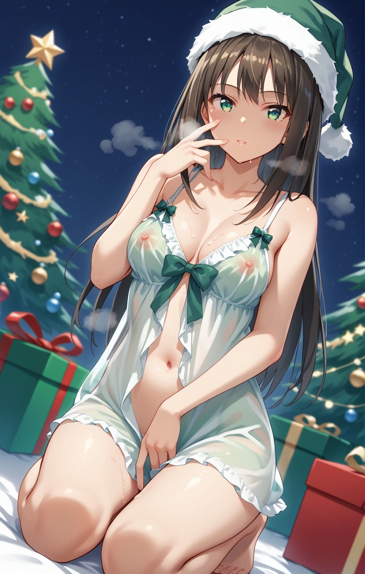 サンプル画像3:R18 over full HD【渋〇凛part1】しぶ〇んとクリスマスにイチャイチャ(Menika製作所) [d_500944]