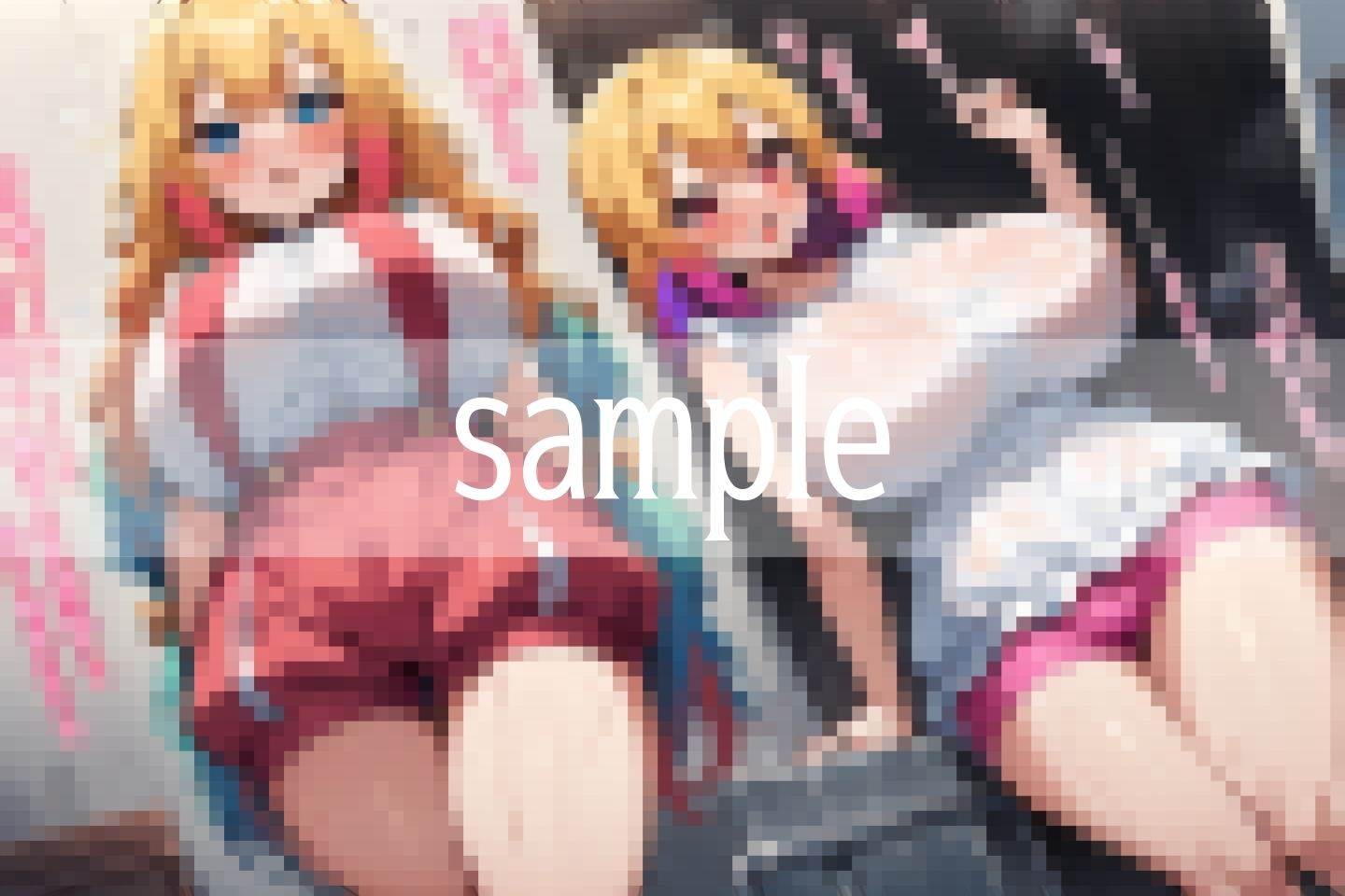 サンプル画像2:爆成長の妹は…大きすぎて恥ずかしがってます//(高画質AI生成LABO) [d_500952]