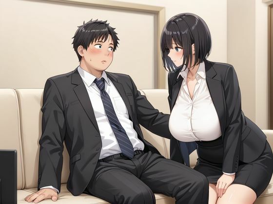 サンプル画像2:爆乳な先輩はHが好き(ナツピピ) [d_501003]